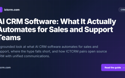 AI CRM Software: What It Actually Automates for Sales and Support Teams